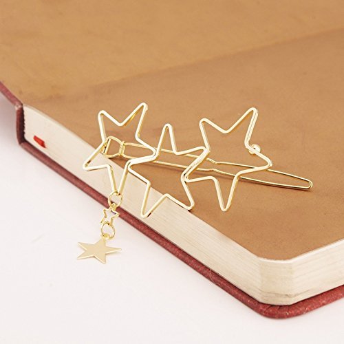 AKOAK 1 Pcs Hollow Out Star Tassel Hairpin Hair Pin girls Hair Clips for Women and Girls