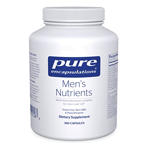 Pure Encapsulations Men's Nutrients - Multivitamin Mineral Supplement to Support Energy, Endurance & Stamina in Men Over 40* - with Vitamin D, Vitamin C & Trace Minerals - 360 Capsules