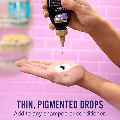 OGX Impecca-Blonde Purple Toning Drops for Blonde Enhance, 4 fl oz