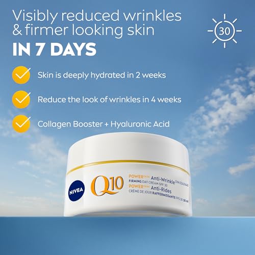 NIVEA Q10 Plus ANTI-WRINKLE with SPF 30 Day Care Cream 50 ml size (1.69 oz)