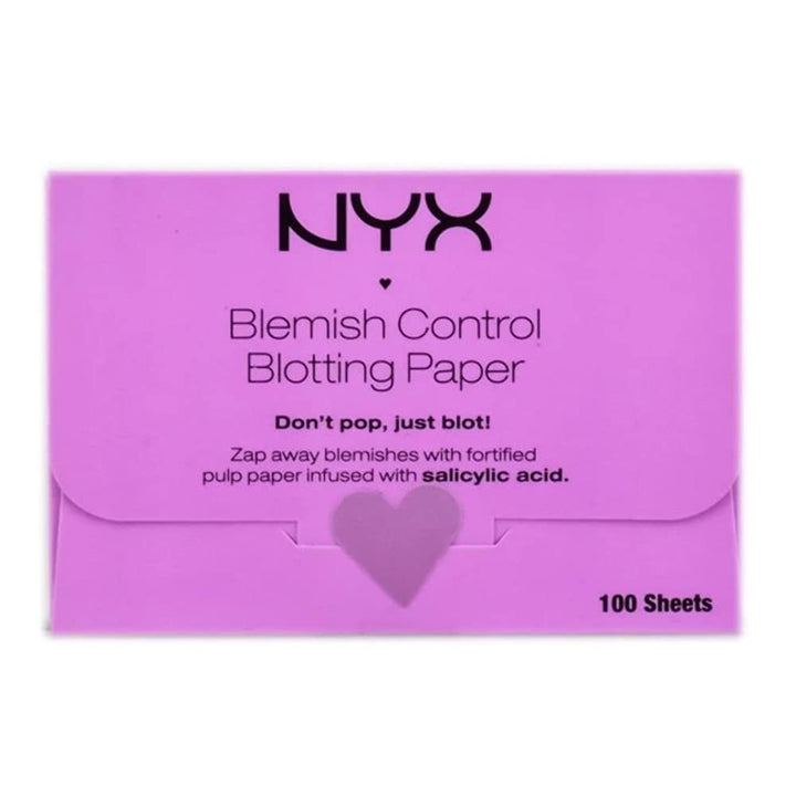 NYX Blemish Control Blotting Paper - Dont Pop Just Blot - 100 Sheets