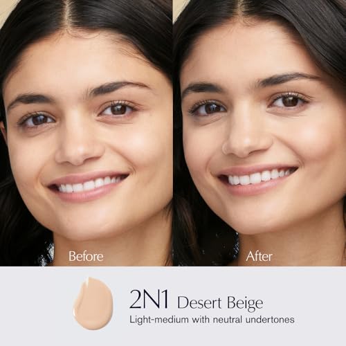 Estée Lauder Futurist Hydra Rescue Moisturizing Foundation SPF 45 for a 12-Hour Glow, 1.2 Fl Oz, 2N1 Desert Beige