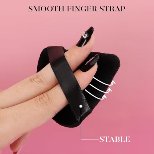 BEAKEY 12pcs Powder Puffs for Face Powder Triangle Powder Puff for Loose and Cosmetic Foundation, Makeup Puff for Contouring, Cloud Kiss Beauty Makeup Tools