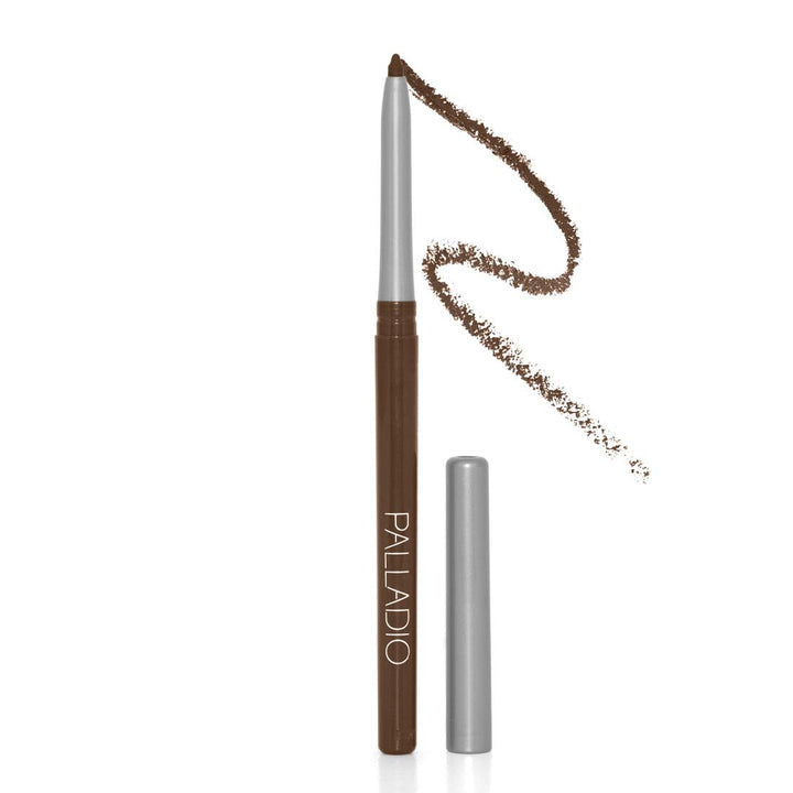 PALLADIO BEAUTY RETRACTABLE EYE LINERS - BLACK BROWN, 0.28 g (0.01 oz)
