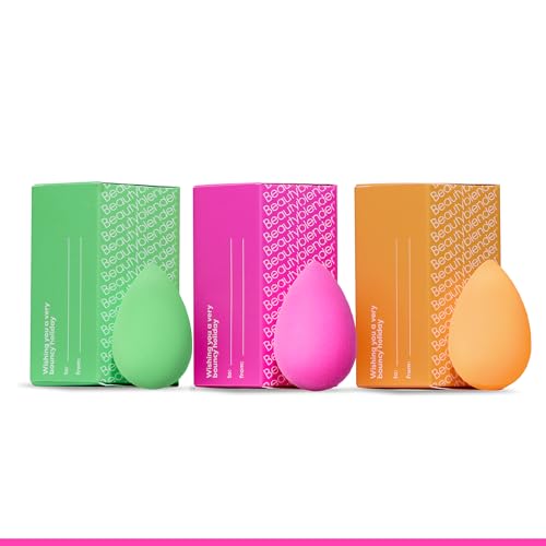 Beautyblender Bouncehaus Essentials Set - 3-Piece Makeup Sponge Set - Limited Edition - Latex-Free, Reusable, for Foundation, Concealer, Powder, BB Cream & Flawless Airbrush Finish