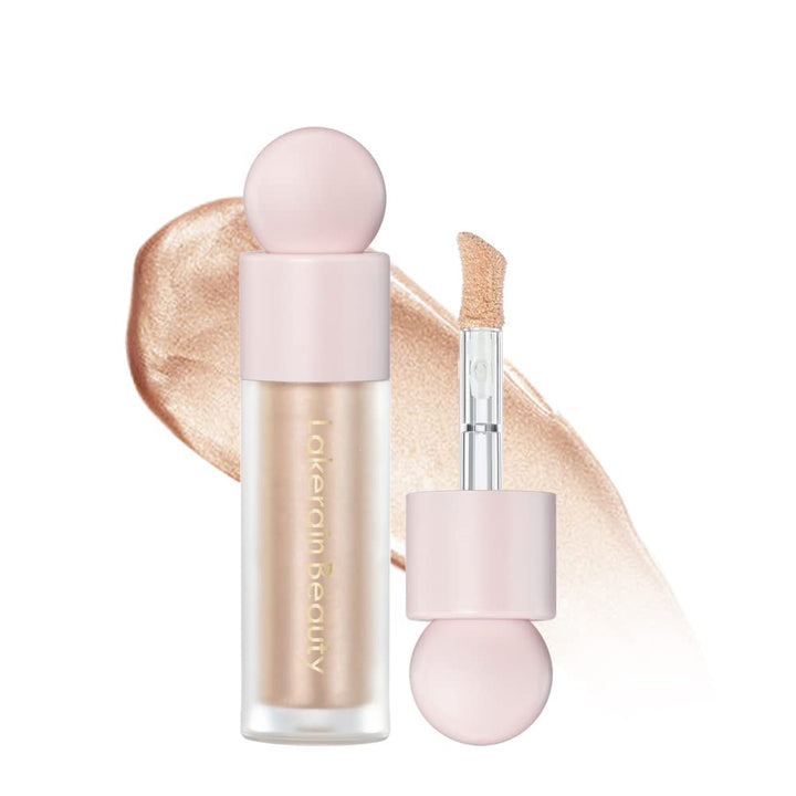 Liquid Highlighter - Luminous Finish Light Liquid Luminizer Makeup Enhanced with Pearl Particles & Botanical Blend, Weightless Dewy Glow for Radiant Skin, Vegan, Cruelty-Free (#02 Starlight)