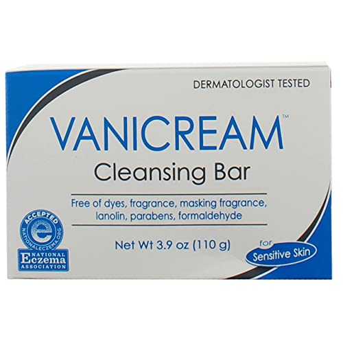 Vanicream Pharmaceutical Specialties Cleansing Bar, Unscented, 3.9. Ounce, (Pack of 6)