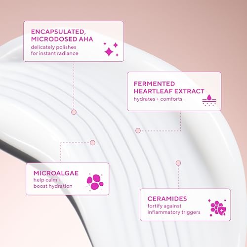 Murad Heartleaf Gentle Resurfacing Serum for Sensitive Skin - Microdosed Glycolid Acid and AHA to Polish and Resurface Skin to Improve Radiance and Smooth Fine Lines - 1.0 Fl Oz