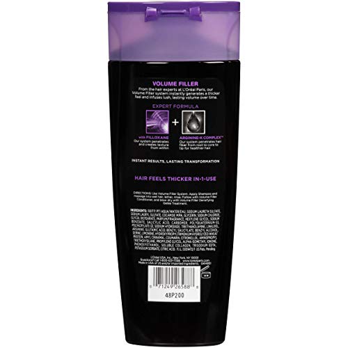 L'Oreal Paris Filler Thickening Shampoo, 12.6 Oz