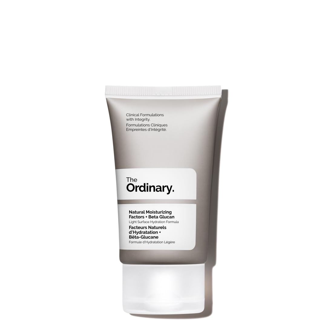 The Ordinary Natural Moisturizing Factors + Beta Glucan, Lightweight Gel Moisturizer for All-Day Hydration, Travel Size, 1 Fl Oz