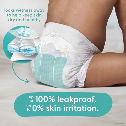 Pampers Baby Diapers - Swaddlers - Size 5, 132 Count, Ultra Absorbent Disposable Infant Diaper