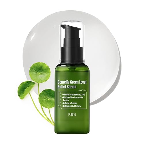 PURITO Centella Green Level Buffet Serum 60ml/ 2 fl oz serum for face, Centella Asiatica,Recovery facial SERUM,vegan