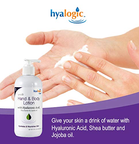 Hyalogic Episilk Hand & Body Lotion With Hyaluronic Acid Shea Butter Jojoba Oil Ha Hydrates And Nourishes Skin 10 Ounces