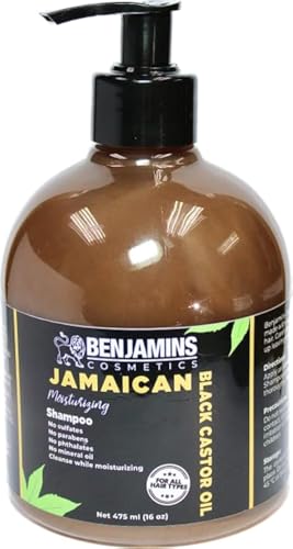 Benjamins Cosmetics Moisturizing Shampoo with Jamaican Black Castor Oil