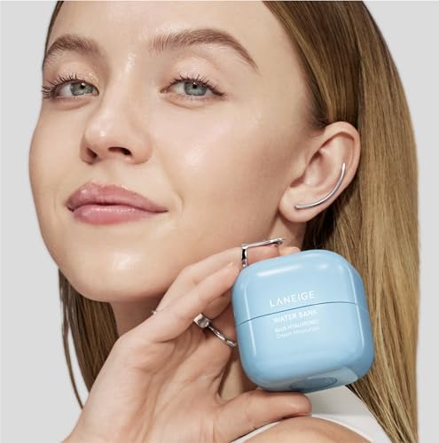 LANEIGE Water Bank Blue Hyaluronic Moisturizer Mini: Barrier-Boosting Hydration, Squalane, Ceramide, Dermatologist-tested