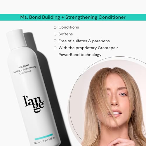 L'ANGE HAIR Ms. Bond Building + Strengthening Conditioner| Restores Hair Bonds | Intensive Treatment for Breakage Recovery | Hair Mask for Smooth Finish | Moisturizing Formula | 8 fl oz Bottle