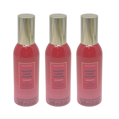 Bath & Body Works Japanese Cherry Blossom Concentrated Room Spray 1.5oz each - Pack of 3