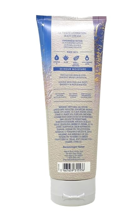 Bath & Body Works Ultra Shea Body Cream, 8oz Each, Pack of 2 (Sweater Weather)