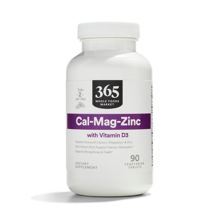 365 by Whole Foods Market, Calcium Magnesium Zinc, 90 Tablets