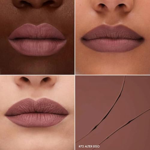 SEPHORA Cream Lip Stain Liquid Matte Lipstick - 72 Alter Ego (Matte Deep Mauve Nude) - 0.16 fl oz / 5 mL