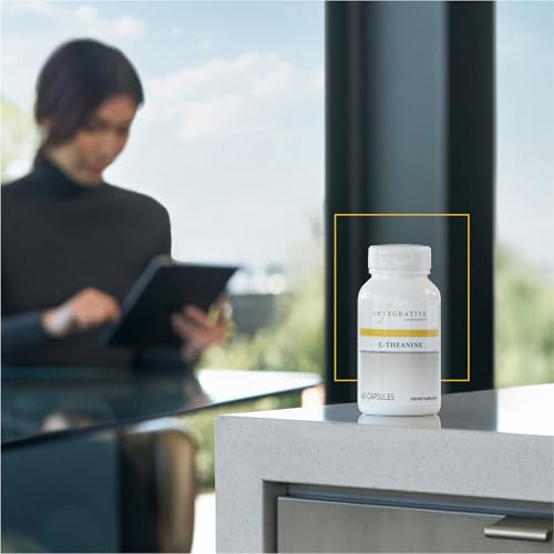 Integrative Therapeutics L-Theanine - L-Theanine to Support a Relaxed State* - Healthy Stress Response* - Vegan & Gluten-Free Amino Acid Supplement - 200 mg, 60 Capsules