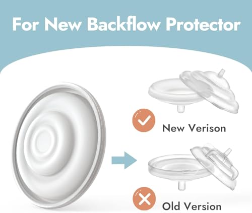 [12-Count] Papablic Pump Parts Compatible with Spectra S1, S2 and 9 Plus, Incl 8-Count Duckbill Valves for Spectra and Medela Pump in Style, 4-Count Silicone Membrane for Spectra Backflow Protector