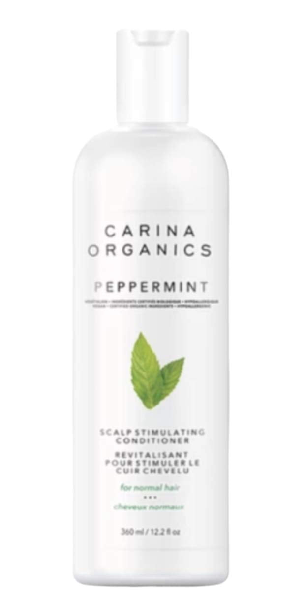 Carina Organics Peppermint Cooling Scalp Conditioner, 360 Milliliters