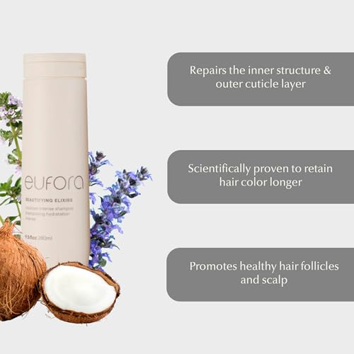 Eufora Beautifying Elixirs Moisture Intense Shampoo 9.5 Oz