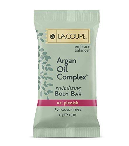 LaCoupe Argan Oil Complex Bar Soap 1.3oz Set of 18