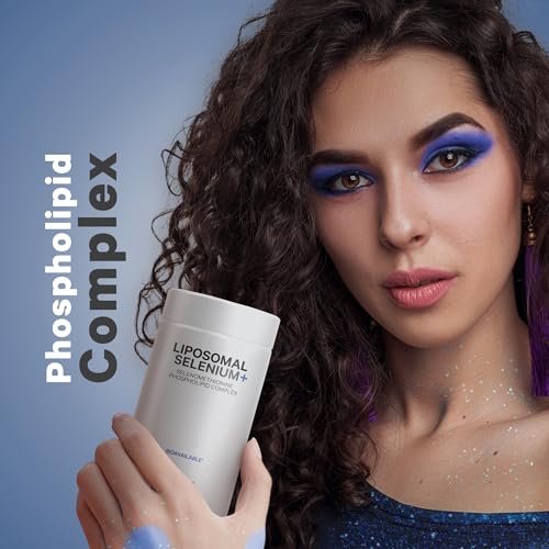 Codeage Selenium 200 mcg Supplement, 6-Month Supply, Immune Support, Mineral Cofactor Selenomethionine, Phospholipids, Vegan, Liposomal Delivery, 180 Capsules