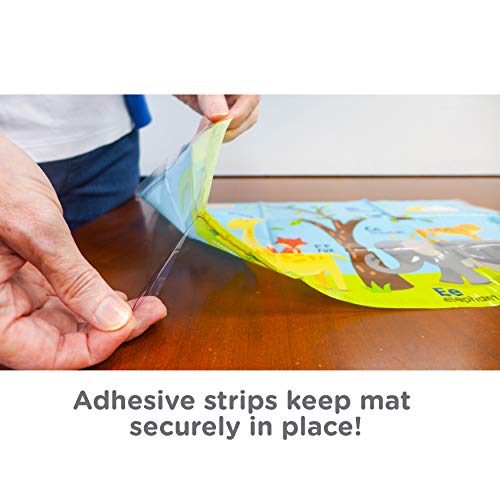 Neat Solutions Table Topper Disposable Stick-on Placemats in Reusable Package, Gender Neutral, 12 x 18, 60 Count (Pack of 1) (Styles May Vary)