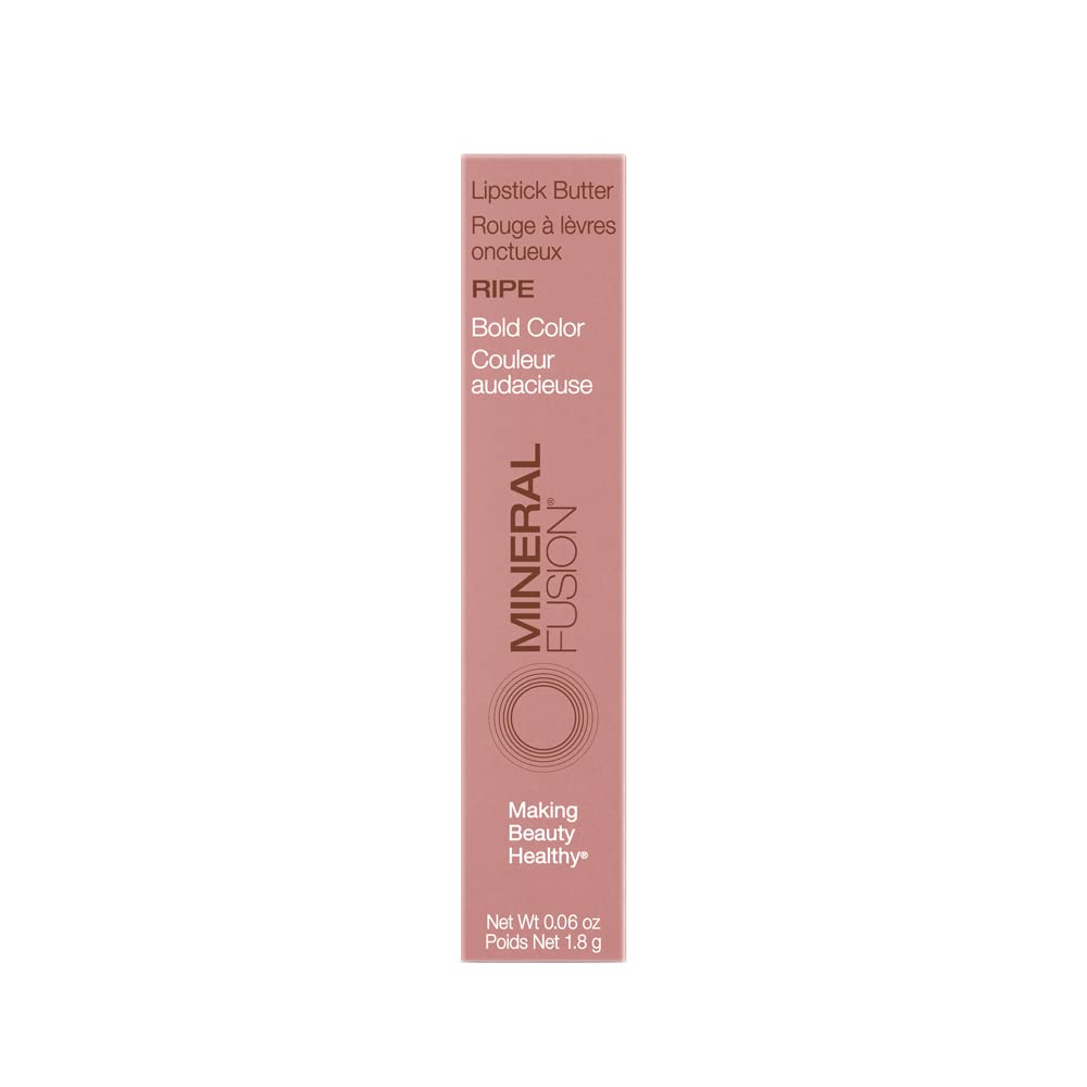 Mineral Fusion Lipstick Butter, Ripe, .14 Ounce