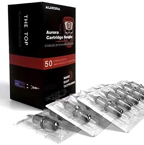 Aurora Cartridges Tattoo Needle 3RL 5RL 7RL 9RL 11RL (50 pcs Mix)