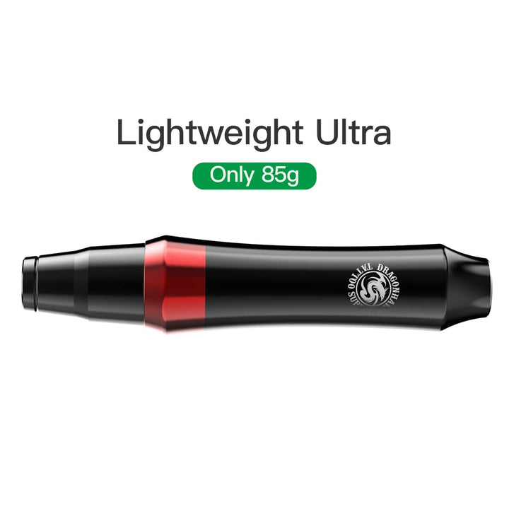 Dragonhawk S4 Tattoo Pen Machine Kit 20Pcs Cartridges Needles Power Supply Color Inks Slim Coreless Motor Gun Set (S4 Pen Kit)