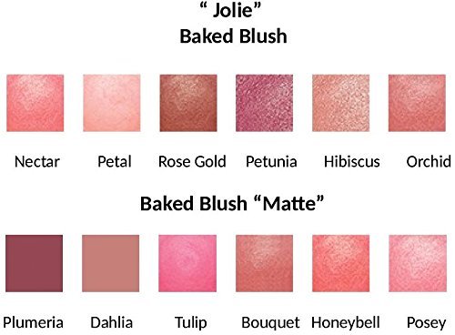 Jolie Radiant Marbleized Baked Blush Blusher Cheek Color - Silky Smooth (Nectar) by Jolie