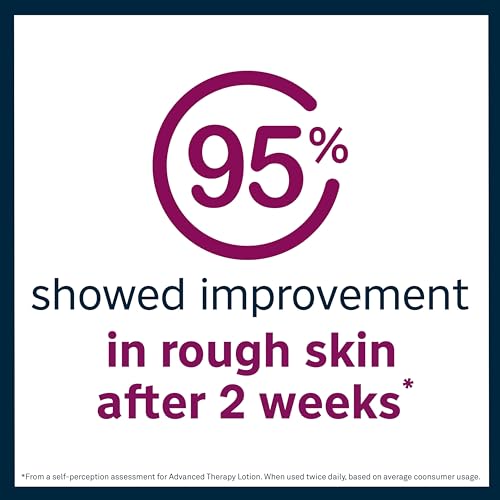 Lubriderm Advanced Therapy Fragrance-Free Moisturizing Lotion with Vitamins E and Pro-Vitamin B5, Intense Hydration for Extra Dry Skin, Non-Greasy Formula, Pack of Three, 3 x 24 fl. oz