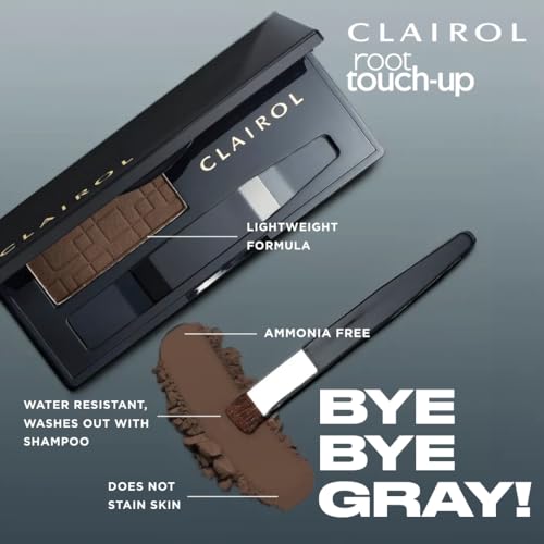 Clairol Root Touch-Up Temporary Concealing Powder, Medium Brown Hair Color, Pack of 1
