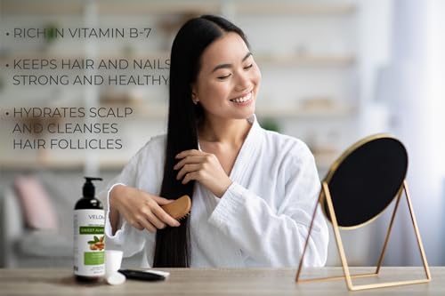 velona Sweet Almond Oil - 64 Fl Oz | 100% Pure and Natural Carrier Oil | Refined, Cold Pressed | Skin, Hair, Body & Face Moisturizing | Use Today - Enjoy Results