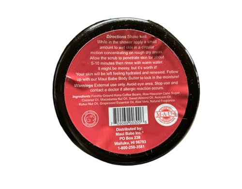 Maui Babe Coffee Scrub 8oz