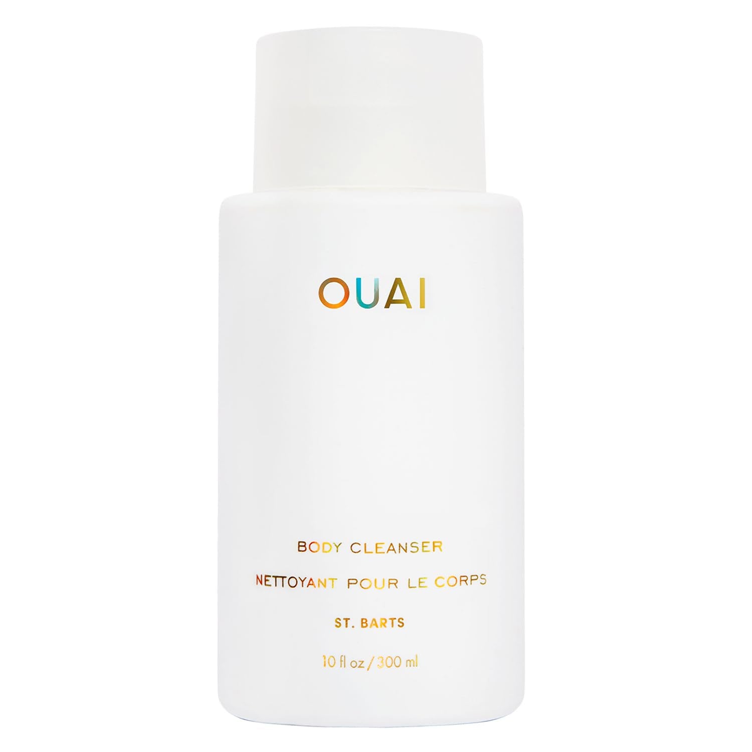 OUAI Body Cleanser, St. Barts - Foaming Body Wash with Jojoba Oil and Rosehip Oil to Hydrate, Nurture, Balance and Soften Skin - Paraben, Phthalate and Sulfate Free Skin Care Products (10 Fl Oz)