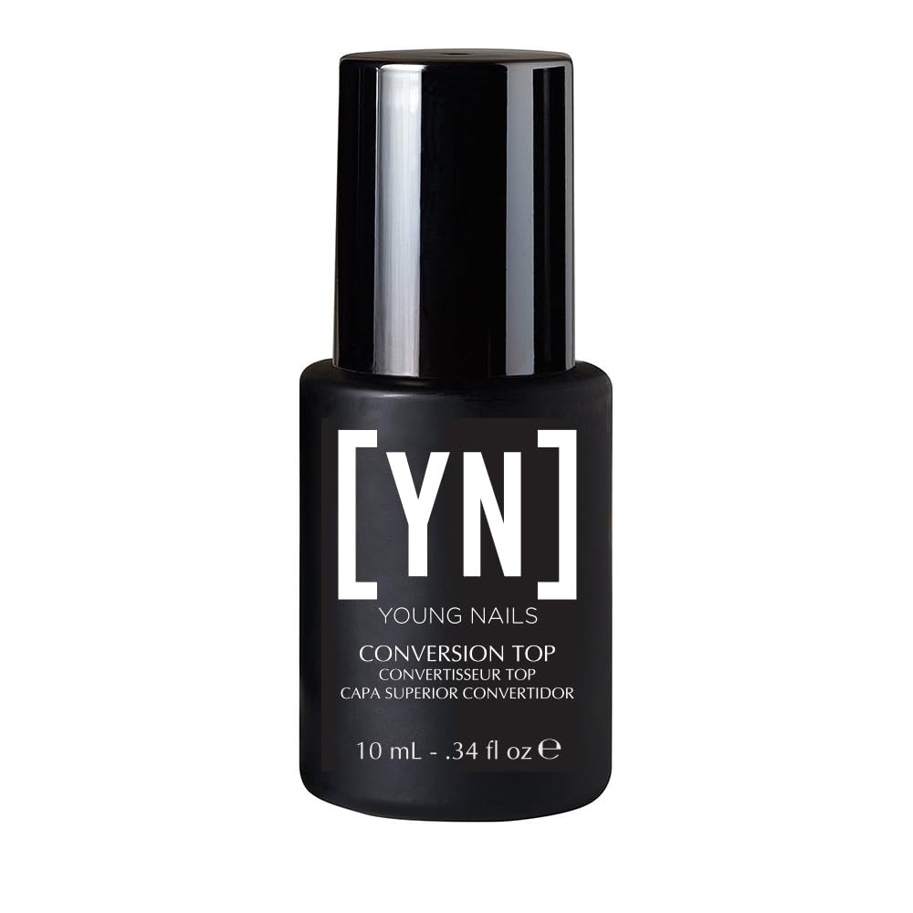Young Nails Inc Young Nails Caption Conversion Top Coat, 0.34 Fluid Ounce
