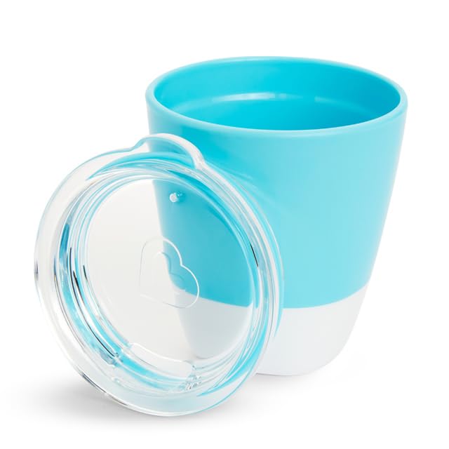 Munchkin® Splash™ Open Toddler Cup with Training Lid, 7 Ounce, Blue