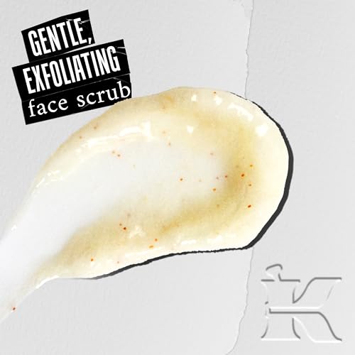 Kiehl's Pineapple Papaya Facial Scrub, Exfoliating Face Cleanser for All Skin Types, Removes Dead Skin for Softer & Smoother Skin, with Luffa Cylindrica Fruit & Apricot Seed Powder - 3.4 fl oz