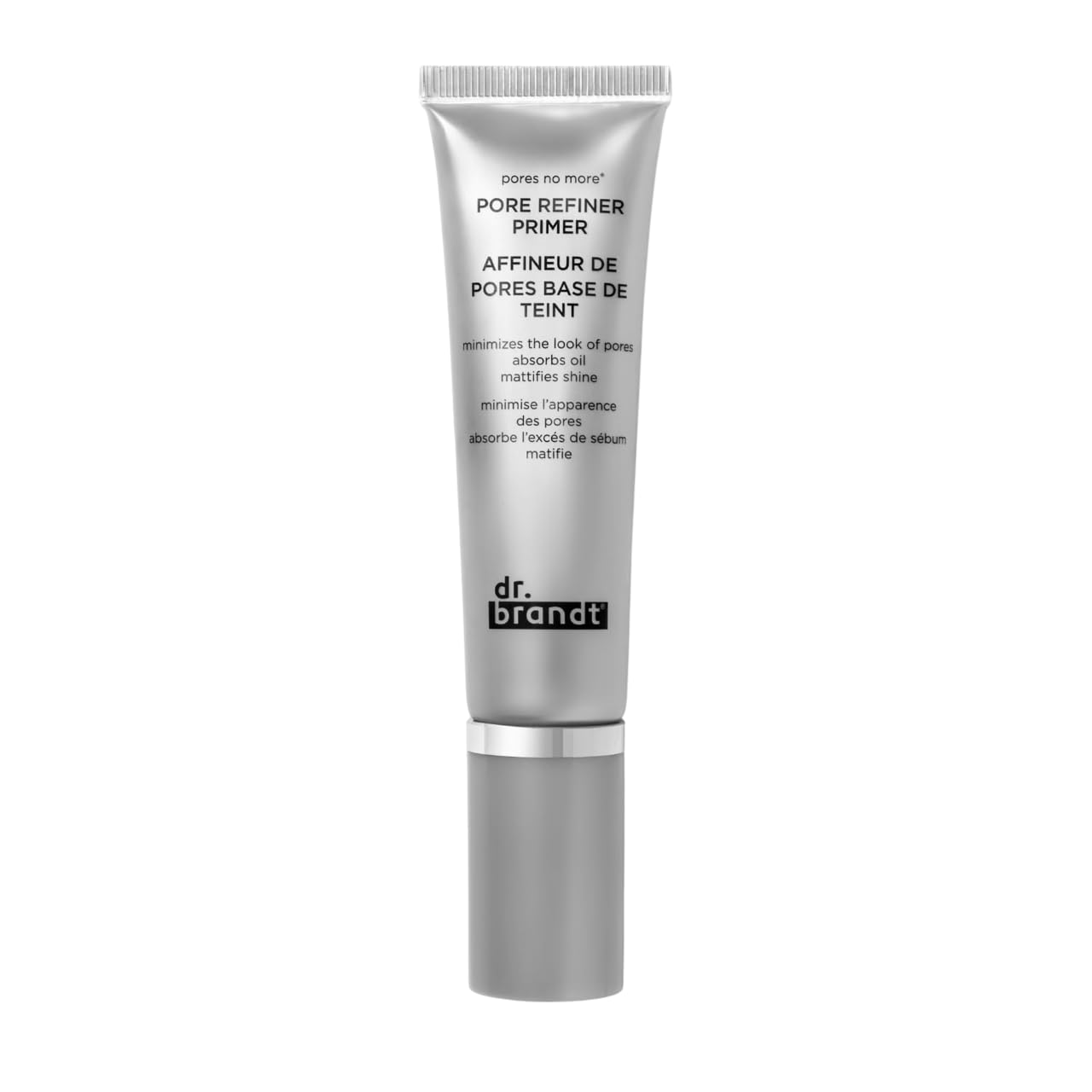 Dr. Brandt Pores No More, Pore Refiner Primer - Instantly Minimizes the Appearance of Pores, Absorbs Oil & Mattifies Shine - 1.0 fl oz