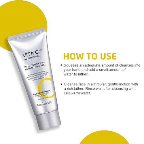 MISSHA Vita C Plus Clear Complexion Foaming Cleanser 120ml