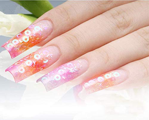 White: Yimart 500Pcs White French Acrylic Style Artificial False Nails Tips With Box (White)