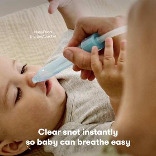 Frida Baby Basics Kit, Baby Essentials Kit Includes Nasal Aspirator Snotsucker, NailFrida Nail Files, Windi Gas Relief, DermaFrida Bath Brush + Silicone Carry Case