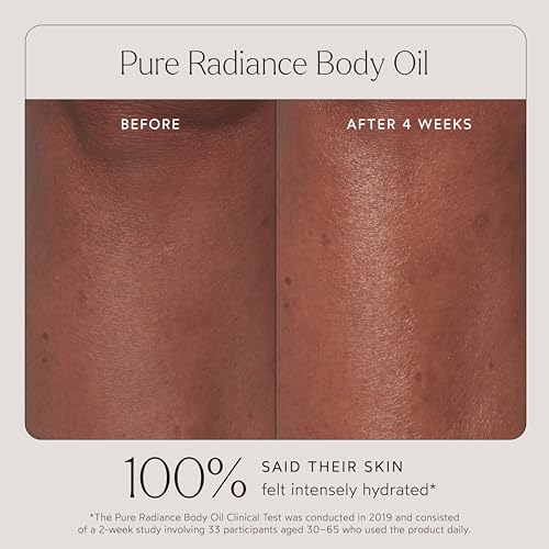 True Botanicals Pure Radiance Body Oil | Anti-Aging Body Oil for All Skin Types | Moisturize & Restore Skin Health | Dermatologist Tested, All Natural, Vegan, Clinically Proven | 3.9 fl oz | 114 ml