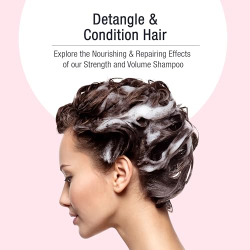 Climaplex Strength and Volume Shampoo - Soothing, Protective, Healing Properties - Contains Detangling Benefits - Adds Body and Enhance Shine - Suitable for All Hair Types - Cruelty Free - 13.52 oz