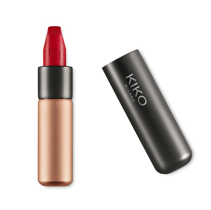 Kiko MILANO - Velvet Passion Matte Lipstick Creamy Matte Lip Stick | Long Lasting Lipstick | Color Cherry 312 NEW | Cruelty Free Makeup | Professional Makeup Lipstick | Made in Italy
